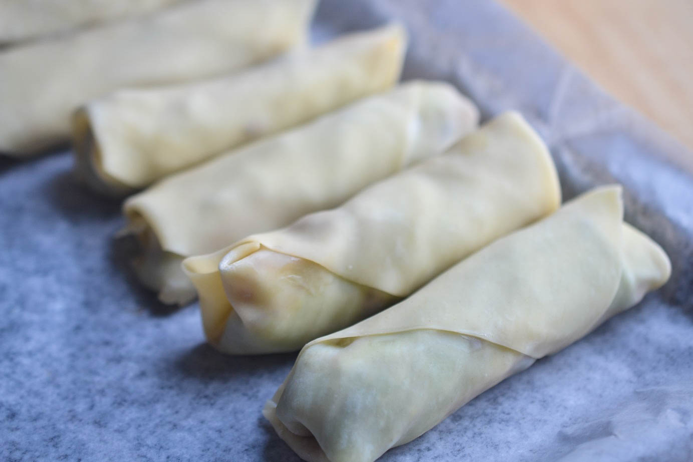 Thai Vegetarian Spring Rolls. 25 piece bags. $25 each.  Minimum order of x4 bags and free delivery in Auckland City